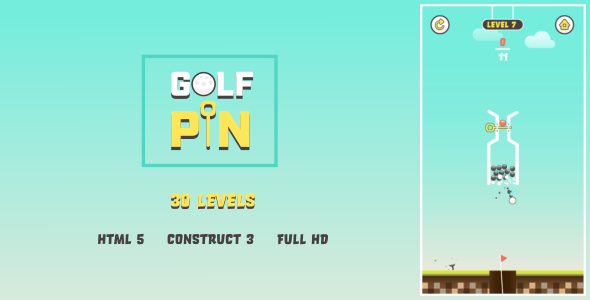 Golf Pin - HTML5 Game (Construct3) - CodeCanyon Item for Sale