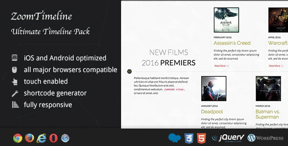 ZoomTimeline - WPBakery Page Builder Timeline Pack - CodeCanyon Item for Sale