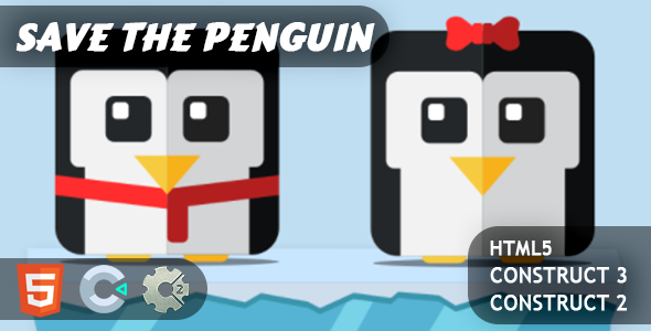 Save The Penguin HTML5 Construct 2/3 Game - CodeCanyon Item for Sale