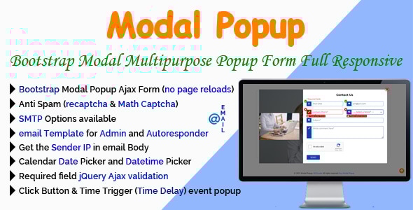 Modal Popup - Bootstrap Modal Multipurpose Popup Form Full Responsive ...