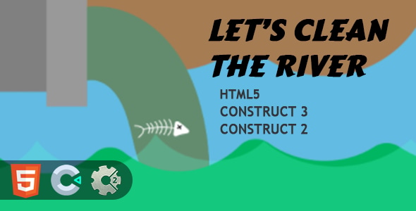Clean The River HTML5 Construct 2/3 Game - CodeCanyon Item for Sale