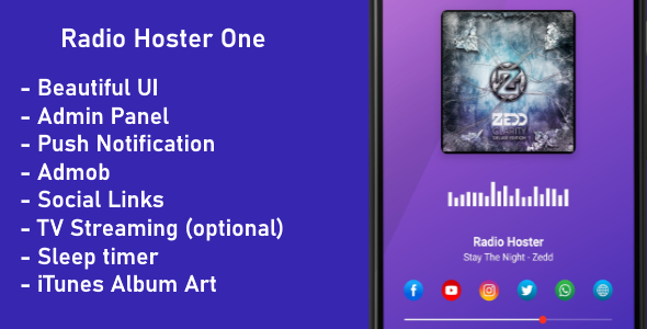 Radio Hoster One With Admin Panel - CodeCanyon Item for Sale