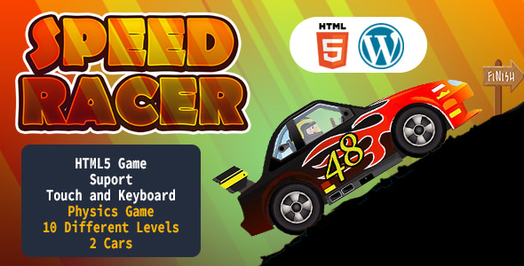 Speed Racer Car Game (HTML5) Racing Game by CGFX-Studio | CodeCanyon