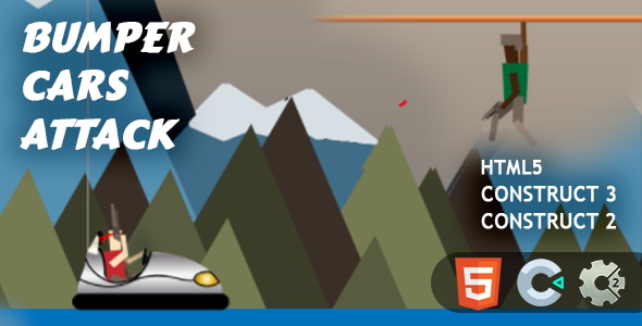 Bumper Cars Attack HTML5 Construct 2/3 - CodeCanyon Item for Sale