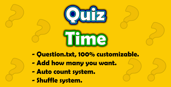 Quiz Time - CodeCanyon Item for Sale
