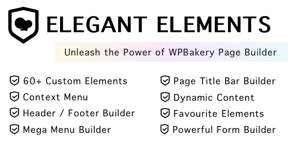 Elegant Elements for WPBakery Page Builder - CodeCanyon Item for Sale