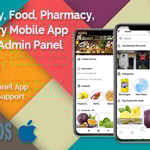 Grocery, Food, Pharmacy, Store Delivery Mobile App with Admin Panel by ...
