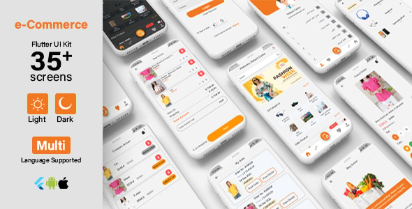 E-Commerce Flutter App UI Kit - Ready Shop - CodeCanyon Item for Sale