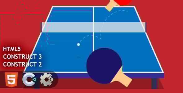 Ping Pong HTML5 Construct 2/3 - CodeCanyon Item for Sale