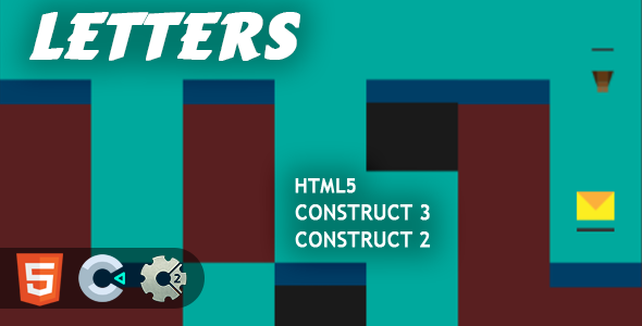 Letters Collector HTML5 Construct 2/3 Game - CodeCanyon Item for Sale