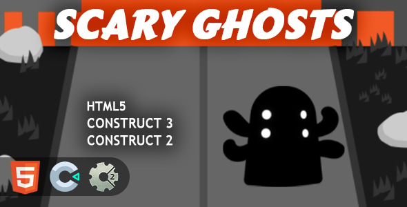 Scary Ghosts HTML5 Construct 2/3 - CodeCanyon Item for Sale