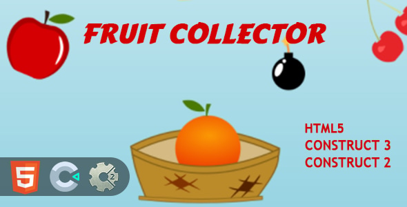 Fruits Collector HTML5 Construct 2/3 - CodeCanyon Item for Sale