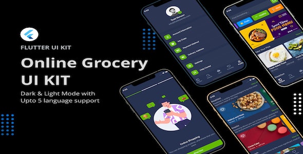 Flutter Online Grocery UI Kit - CodeCanyon Item for Sale