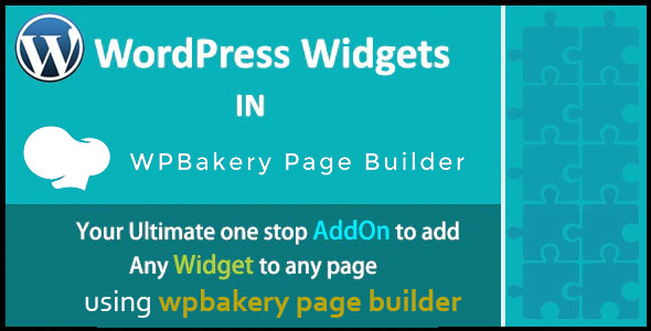 WordPress Widgets in WPBakery Page Builder - CodeCanyon Item for Sale