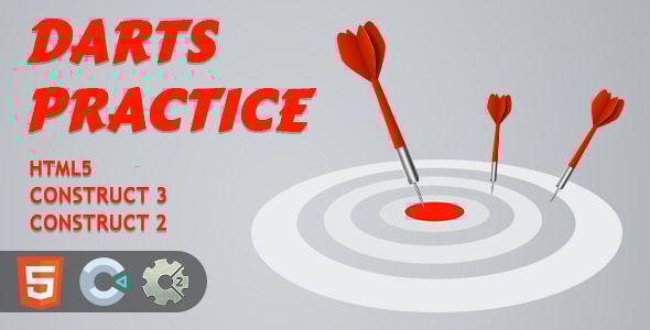 Darts Practice HTML5 Construct 2/3 Game - CodeCanyon Item for Sale