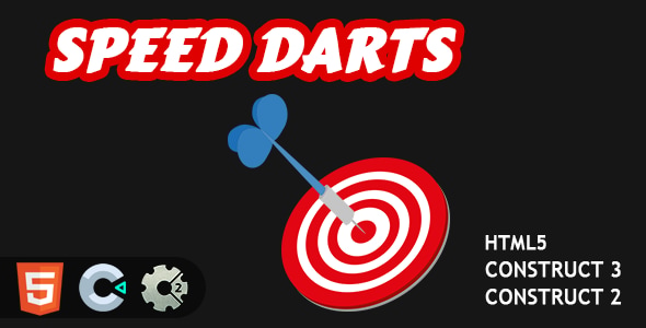 Speed Darts HTML5 Construct 2/3 Game - CodeCanyon Item for Sale