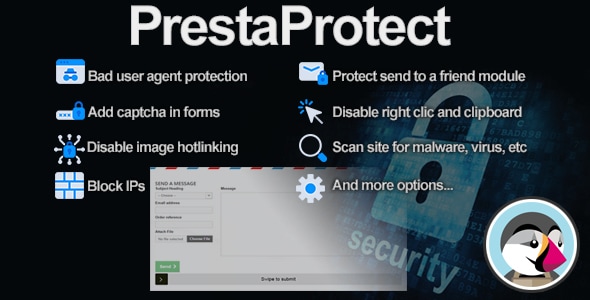 Presta Protect Captcha + - CodeCanyon Item for Sale