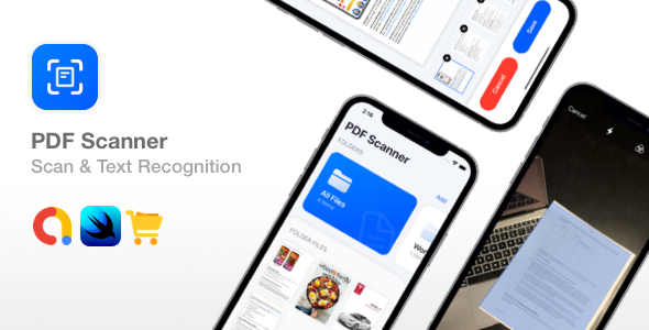 PDF Scanner - SwiftUI Text Recognition Document Scanner - CodeCanyon Item for Sale