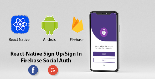 React Native Authentication System with firebase - CodeCanyon Item for Sale