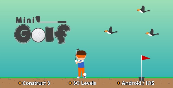 Mini Golf - HTML5 Game (Construct 3) - CodeCanyon Item for Sale