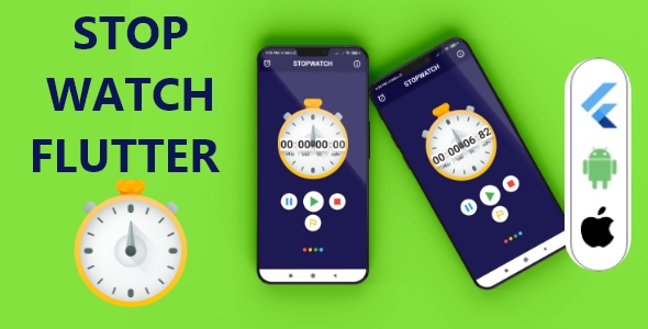 stopwatch flutter app with admob - CodeCanyon Item for Sale
