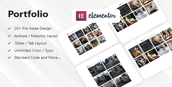 Portfolio Builder - Elementor Portfolio Addon - CodeCanyon Item for Sale