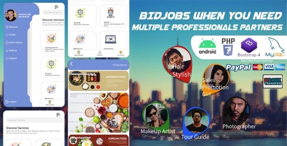 Bid Job Mobile - CodeCanyon Item for Sale