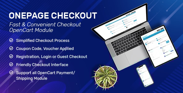 OnePage Checkout - Fast & Responsive Checkout Module for OpenCart 3.x ...