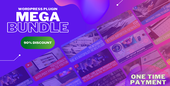 Mega WordPress 'All-My-Items' Bundle by CodeRevolution - CodeCanyon Item for Sale