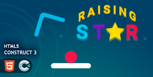Raising Star HTML5 Construct 3 Game - CodeCanyon Item for Sale
