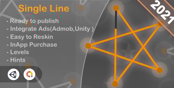 Single Line (Unity Game+Admob+iOS+Android) - CodeCanyon Item for Sale