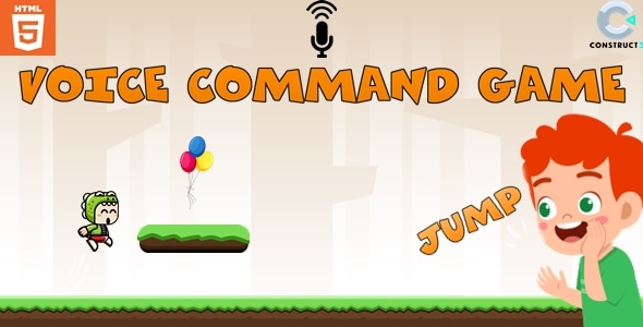 Voice command game - HTML5 - Casual game - CodeCanyon Item for Sale