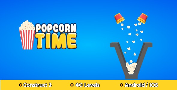 Popcorn Time - HTML5 Game (Construct 3) - CodeCanyon Item for Sale