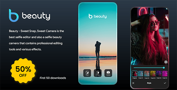 Beauty App Camera Filter App - CodeCanyon Item for Sale