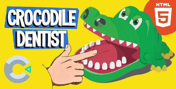 Crocodile Dentist Construct 3 - CodeCanyon Item for Sale