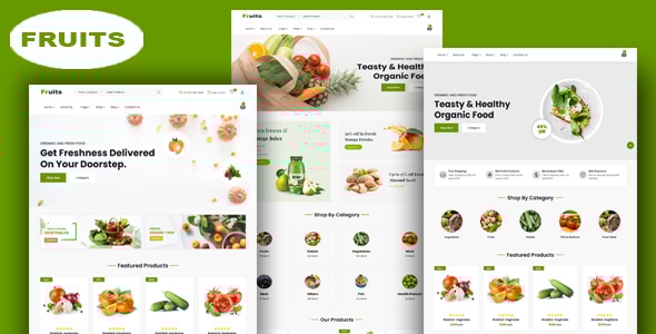 Fruits - Grocery Store and Food eCommerce HTML5 Template - CodeCanyon Item for Sale