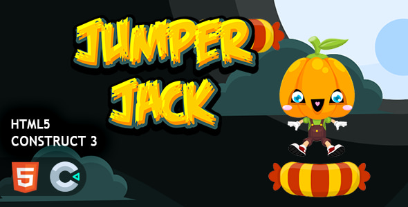 Jumper Jack Construct 3 HTML5 Game - CodeCanyon Item for Sale
