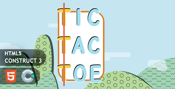 Tic Tac Toe Construct 3 HTML5 Game - CodeCanyon Item for Sale