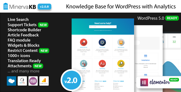 MinervaKB Knowledge Base for WordPress with Analytics - CodeCanyon Item for Sale