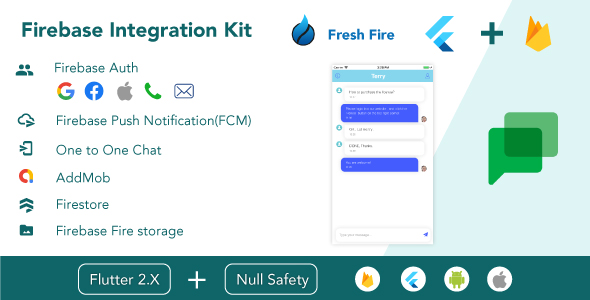 Flutter Fresh Firebase - CodeCanyon Item for Sale