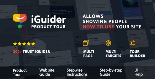 iGuider - Product Tour - Interactive Walkthroughs - Website step by step Guide - CodeCanyon Item for Sale