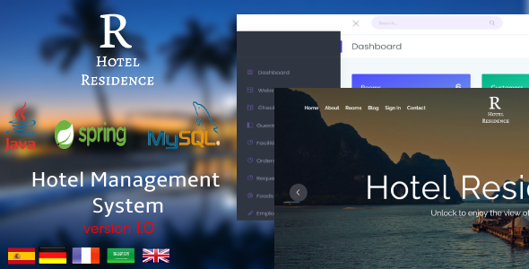 Hotel Residence | Hotel Management System - CodeCanyon Item for Sale