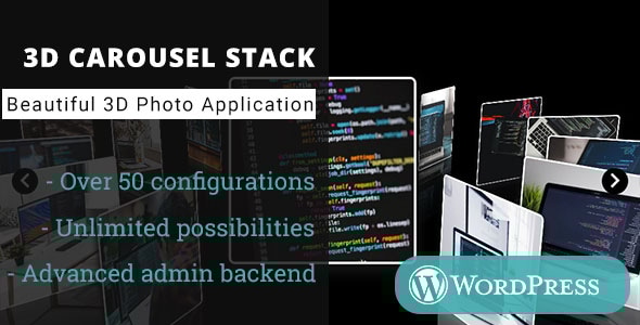 3D Carousel Stack Gallery - WordPress Media Plugin - CodeCanyon Item for Sale