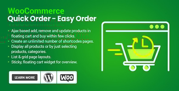 WooCommerce Quick Order Plugin – Bulk & Fast Product Ordering - CodeCanyon Item for Sale