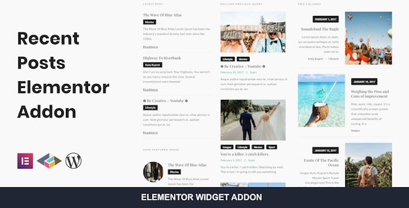 Recent Posts Elementor Addon - CodeCanyon Item for Sale