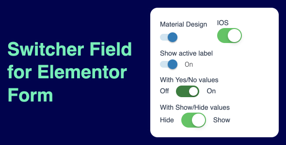 Switcher Field for Elementor Form - CodeCanyon Item for Sale