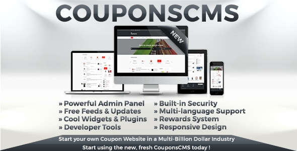 Coupons CMS 7 Full - CodeCanyon Item for Sale