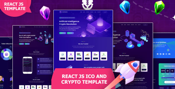Coinland - React Js ICO & Crypto Template - CodeCanyon Item for Sale