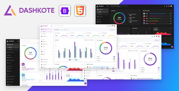 Dashkote - Bootstrap5 Admin Template - CodeCanyon Item for Sale