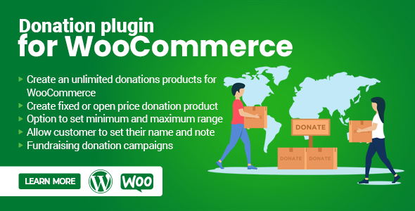 WooCommerce Donation Plugin – Accept Donations or Tips with Custom Amounts - CodeCanyon Item for Sale